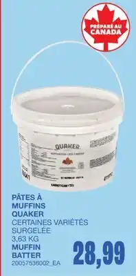 Wholesale Club PÂTES À MUFFINS offer