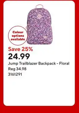 Staples Jump Trailblazer Backpack - Floral offer