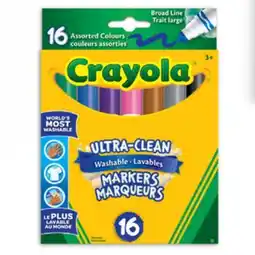 Staples Crayola Washable Markers Collection offer