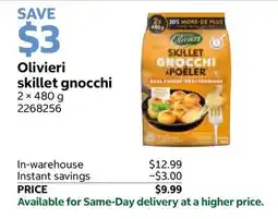 Costco Olivieri skillet gnocchi offer