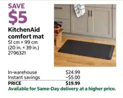 Costco KitchenAid comfort mat offer