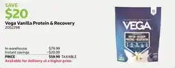 Costco Vega Vanilla Protein & Recovery offer