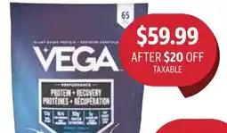 Costco VEGA PERFORMANCE PROTEIN + RECOVERY offer