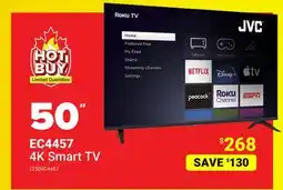 Visions Electronics JVC EC4457 4K Smart TV offer