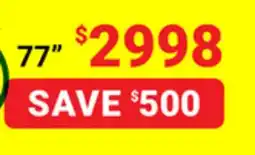 Visions Electronics LG OLED evo AI 77 offer