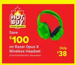 Visions Electronics Razer Opus X Wireless Headset offer