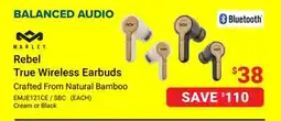 Visions Electronics Marley Rebel True Wireless Earbuds offer