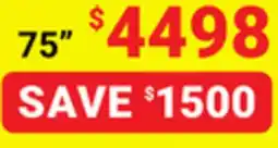 Visions Electronics SAMSUNG Micro RGB R95H 4K Smart TV 75 offer
