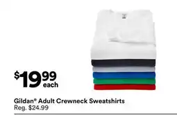 Michaels Gildan Adult Crewneck Sweatshirts offer