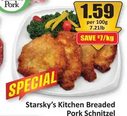 Starsky Starsky's Kitchen Breaded Pork Schnitzel offer