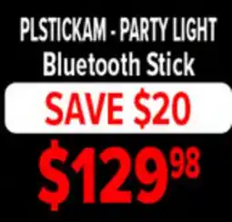 2001 Audio Video PLSTICKAM - PARTY LIGHT Bluetooth Stick offer