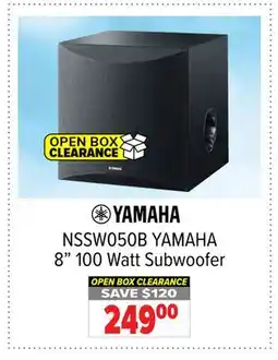 2001 Audio Video YAMAHA NSSW050B YAMAHA 8 100 Watt Subwoofer offer