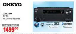 2001 Audio Video TXNR7100 Onkyo 9.2 Ch. THX Zone 3 Receiver offer