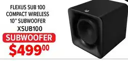 2001 Audio Video FLEXUS SUB 100 COMPACT WIRELESS 10 SUBWOOFER XSUB100 offer