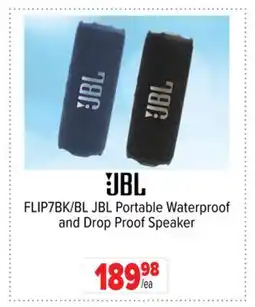 2001 Audio Video FLIP7BK/BL JBL Portable Waterproof and Drop Proof Speaker offer