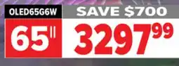 2001 Audio Video OLED65G6W LG 65 OLED evo OLED evo AI G6 4K Smart TV 2026 offer