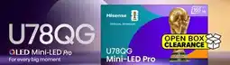 2001 Audio Video 55U78QG Hisense 55 U78QG Mini-LED Pro offer