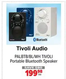 2001 Audio Video PALBTB/BLWH TIVOLI Portable Bluetooth Speaker offer