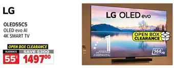 2001 Audio Video OLED55C5 55 OLED evo AI 4K SMART TV offer