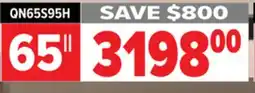 2001 Audio Video QN65S95H 65 SAMSUNG 4K OLED HDR PRO GLARE FREE TV offer