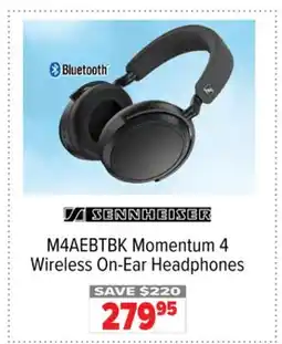 2001 Audio Video M4AEBTBK Momentum 4 Wireless On-Ear Headphones offer