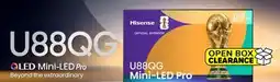 2001 Audio Video 55U88QG Hisense 55 U88QG Mini-LED Pro offer