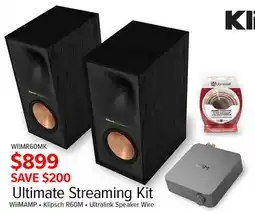 2001 Audio Video WIIMR60MK Klipsch Ultimate Streaming Kit offer