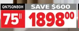 2001 Audio Video QN75QN80H 75 Samsung NEO QLED 4K AI MINI HDR+ offer