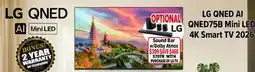 2001 Audio Video LG 43 QNED AI QNED75B Mini LED 4K Smart TV 2026 offer