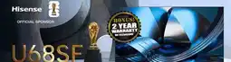 2001 Audio Video 55U68SF 55 Hisense MINI-LED 144HZ 1200 NIT offer