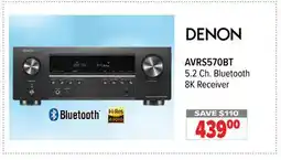 2001 Audio Video AVRS570BT 5.2 Ch. Bluetooth 8K Receiver offer