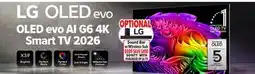 2001 Audio Video LG OLED 55 evo OLED evo AI G6 4K Smart TV 2026 offer