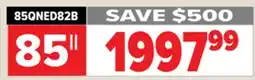 2001 Audio Video 85QNED82B 85 LG TV 4K QUANTUM DOT 120HZ offer