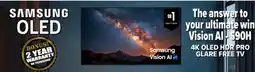 2001 Audio Video QN55S90H 55 SAMSUNG OLED AI HDR+ GLARE FRE offer