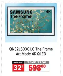 2001 Audio Video QN32LS03C 32 LG The Frame Art Mode 4K QLED offer
