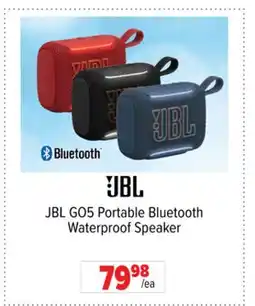 2001 Audio Video CLIP5BK JBL GO5 Portable Bluetooth Waterproof Speaker offer