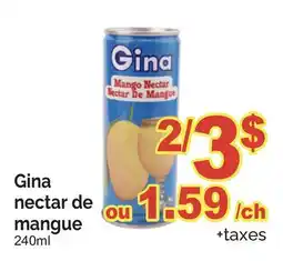 T&T Supermarket GINA NECTAR DE MANGUE offer