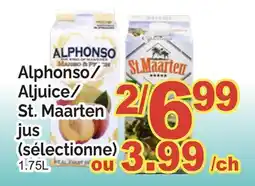 T&T Supermarket ALPHONSO/ ALJUICE/ ST. MAARTEN JUS offer