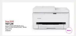 Staples Canon PIXMA TR7120 Wireless Multi-function Home Printer – White offer