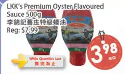 Fresh Palace Supermarket LKK's Premium Oyster Flavoured Sauce offer