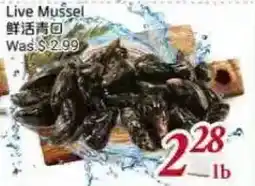 Tone Tai Supermarket Live Mussel offer