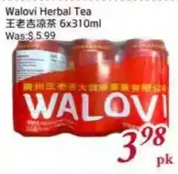 Tone Tai Supermarket Walovi Herbal Tea offer
