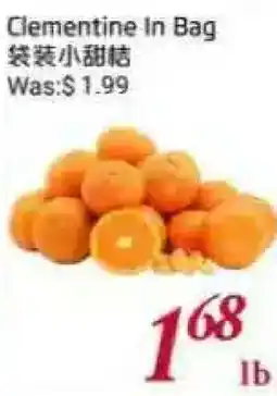 Tone Tai Supermarket Clementine In Bag offer
