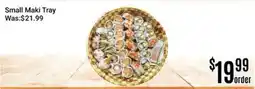Nations Fresh Foods Small Maki Tray offer