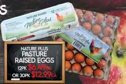 Fiesta Farms NATURE PLUS PASTURE RAISED EGGSS offer
