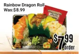Nations Fresh Foods Rainbow Dragon Roll offer