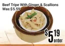 Nations Fresh Foods Beef Tripe With Ginger & Scallions offer