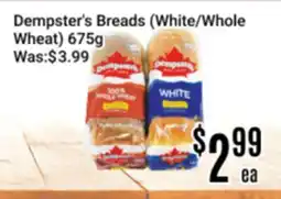 Nations Fresh Foods Dempster's Breads (White/Whole Wheat) offer