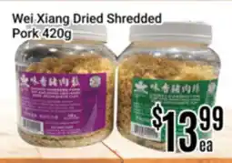 Nations Fresh Foods Wei Xiang Dried Shredded Pork offer