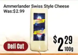 Nations Fresh Foods Ammerlander Swiss Style Cheese offer